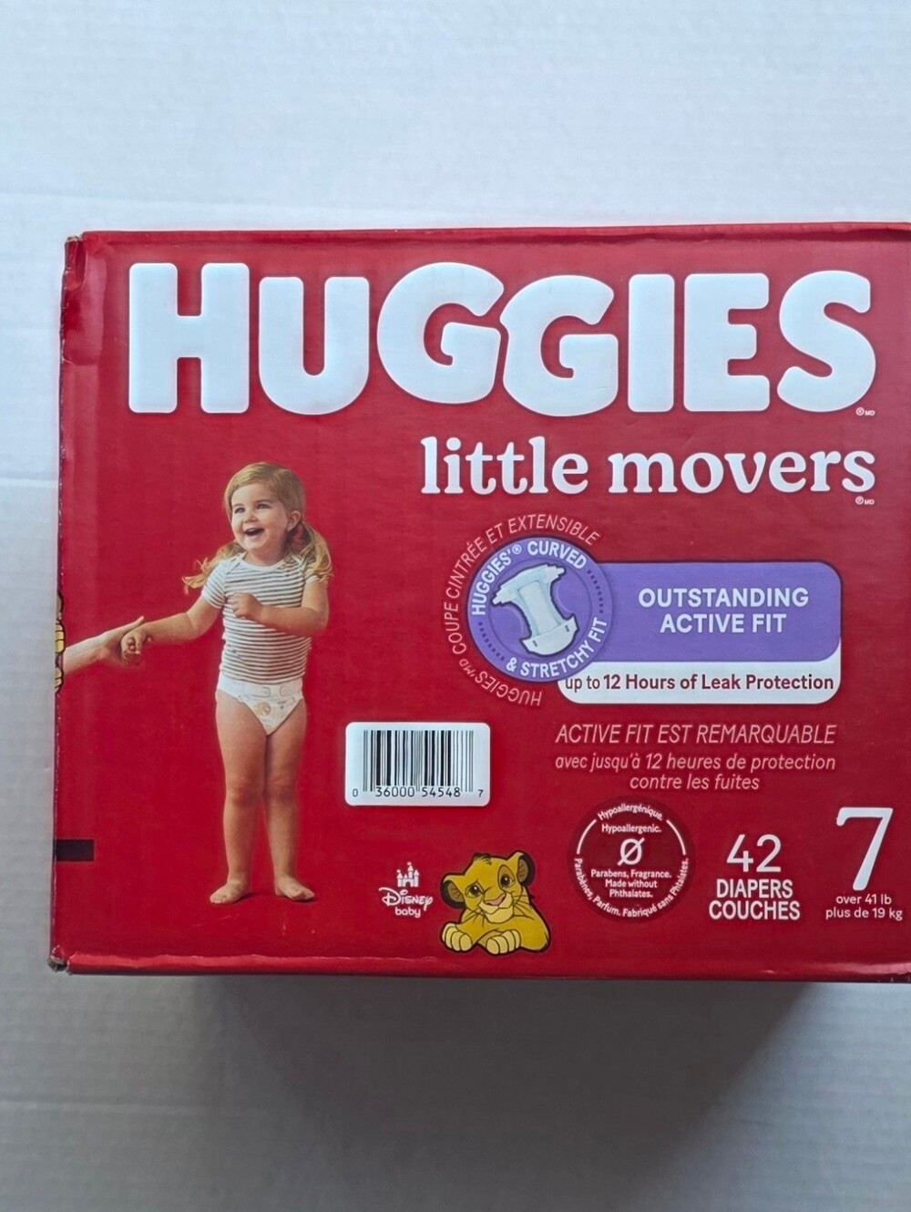 Huggies Little Movers Size 7 Diapers - Red